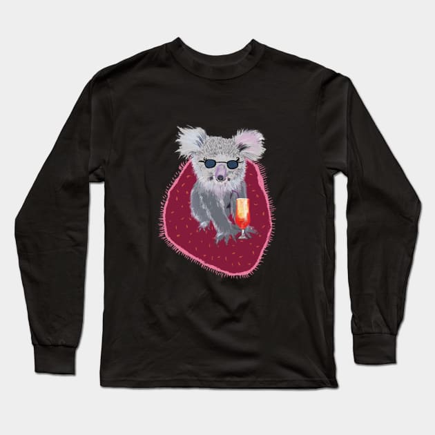 Koala Chill Long Sleeve T-Shirt by Manitarka